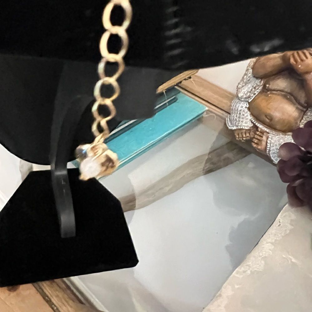 NWT Betsey Johnson Babycakes Pearl Charm Necklace women’s Retro Barbiecore. - Picture 6 of 9